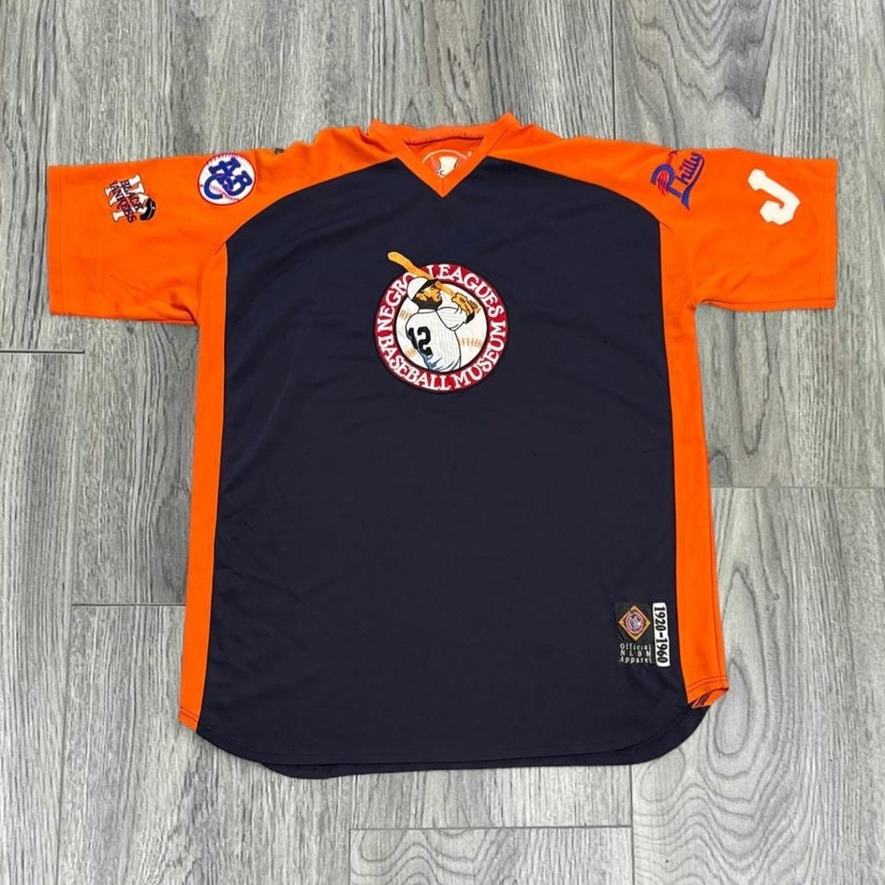 Negro Leagues Baseball Museum All Team Logo Jersey V-Neck Mesh Multi-Patch 3XL